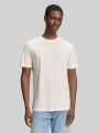 Tom Tailor Basic T-Shirt in Unifarben - Gardenia White