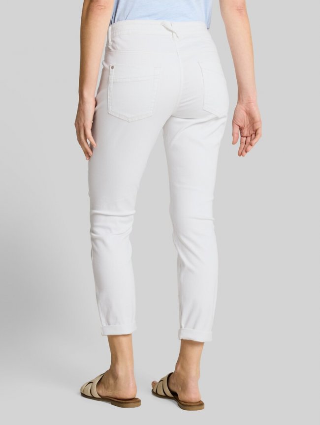Tom Tailor Tapered Relaxed Hose - White Tom Tailor Tapered Relaxed Hose - White