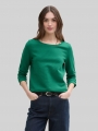 Tom Tailor Sweatshirt mit Raffungen - Luscious Pine Green Tom Tailor Sweatshirt mit Raffungen - Luscious Pine Green