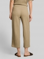 Tom Tailor Crinkle Culotte Hose - Olive White Structure Tom Tailor Crinkle Culotte Hose - Olive White Structure