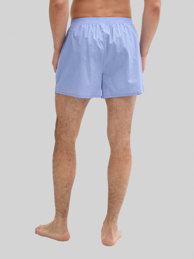 Tom Tailor Boxershorts aus Baumwolle im 2er-Pack - Blue-light-check Tom Tailor Boxershorts aus Baumwolle im 2er-Pack - Blue-light-check