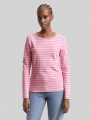 Tom Tailor Langarmshirt mit Streifenmuster - Tonal Blush Rose Stripe