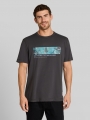Tom Tailor T-Shirt mit Fotoprint - Tarmac Grey