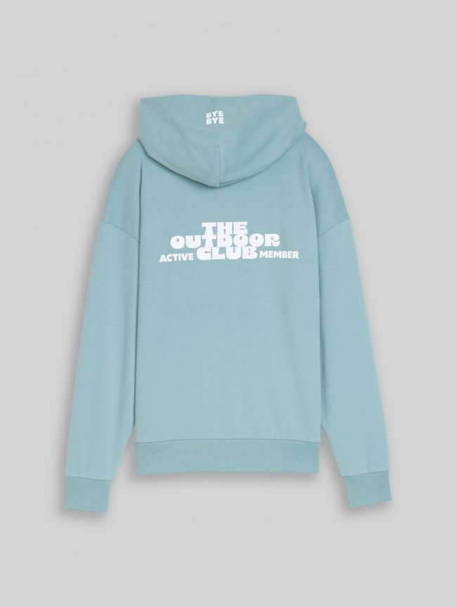 Tom Tailor Oversize Hoodie Sweatshirt mit Rückenprint - Light Teal Tom Tailor Oversize Hoodie Sweatshirt mit Rückenprint - Light Teal