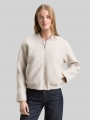 Tom Tailor Bouclé Bomberjacke - Cloud Grey Tom Tailor Bouclé Bomberjacke - Cloud Grey