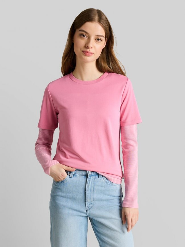Tom Tailor Loose Fit T-Shirt - Soft Blush Rose Tom Tailor Loose Fit T-Shirt - Soft Blush Rose