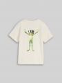 Tom Tailor Oversize T-Shirt mit Foto-Print auf der Rückseite - Wool White Tom Tailor Oversize T-Shirt mit Foto-Print auf der Rückseite - Wool White