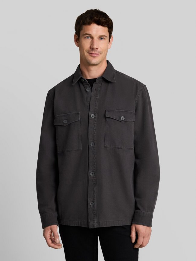 Tom Tailor Overshirt mit Taschen - Tarmac Grey Tom Tailor Overshirt mit Taschen - Tarmac Grey