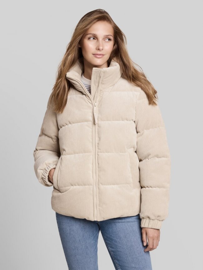 Tom Tailor Cord Jacke aus wasserabweisendem Material - Cashew Beige Tom Tailor Cord Jacke aus wasserabweisendem Material - Cashew Beige