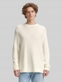 Tom Tailor Relaxed Fit Strickpullover - Gardenia White Tom Tailor Relaxed Fit Strickpullover - Gardenia White