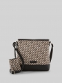 Tom Tailor TTXENIA M Umhängetasche mit Allover-Print - Schwarz / Black Tom Tailor TTXENIA M Umhängetasche mit Allover-Print - Schwarz / Black