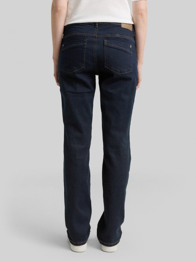Tom Tailor TTLIVA STRAIGHT Jeans mit Stretch - Clean Rinsed Blue Denim Tom Tailor TTLIVA STRAIGHT Jeans mit Stretch - Clean Rinsed Blue Denim