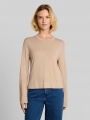 Tom Tailor Strickpullover mit Seidenanteil - Gravel Beige Melange Tom Tailor Strickpullover mit Seidenanteil - Gravel Beige Melange
