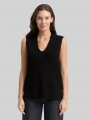 Tom Tailor Pullunder mit V-Ausschnitt - Deep Black Tom Tailor Pullunder mit V-Ausschnitt - Deep Black