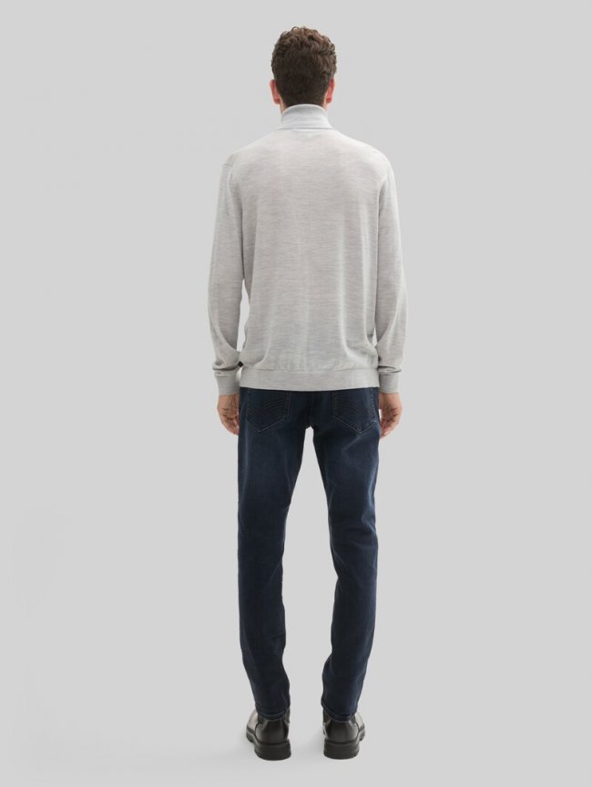 Tom Tailor TTJOSH REGULAR SLIM Jeans - Dark Stone Blue Black Denim Tom Tailor TTJOSH REGULAR SLIM Jeans - Dark Stone Blue Black Denim