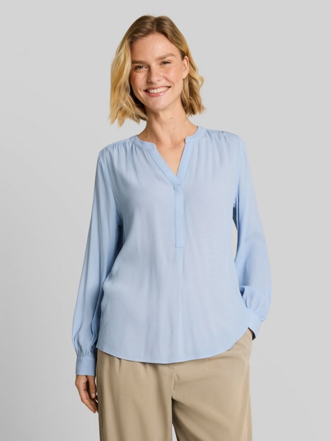 Tom Tailor Bluse aus Viskose - Kentucky Blue Tom Tailor Bluse aus Viskose - Kentucky Blue