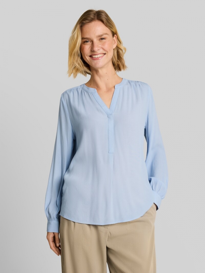 Tom Tailor Bluse aus Viskose - Kentucky Blue Tom Tailor Bluse aus Viskose - Kentucky Blue