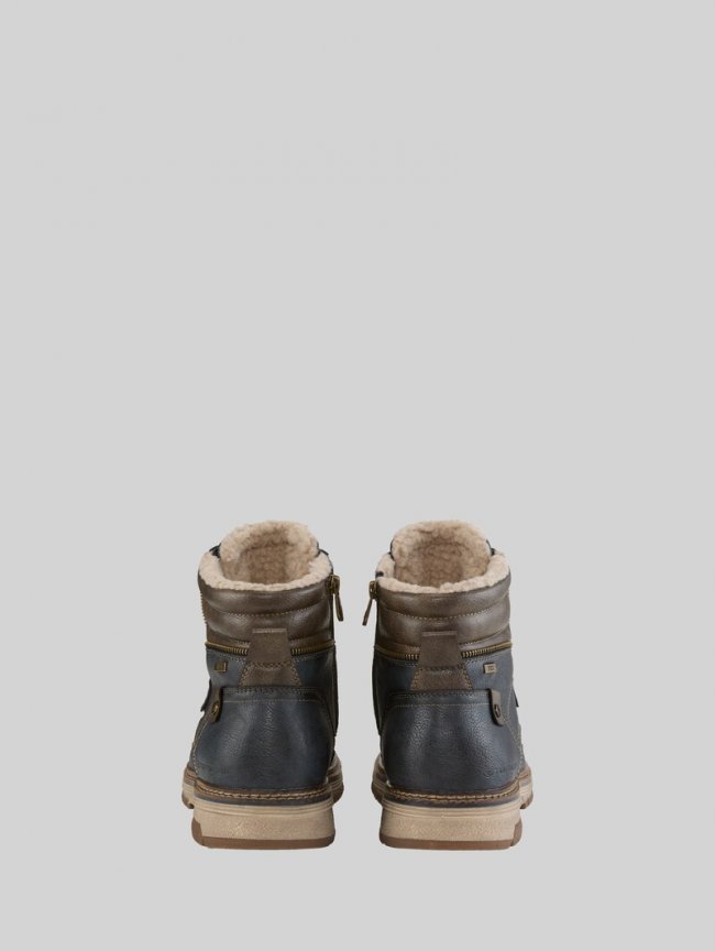 Tom Tailor Wasserdichte Stiefeletten mit Fütterung - Navy Tom Tailor Wasserdichte Stiefeletten mit Fütterung - Navy