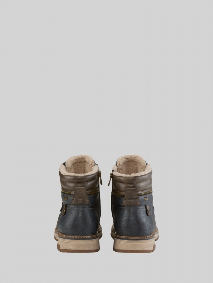 Tom Tailor Wasserdichte Stiefeletten mit Fütterung - Navy Tom Tailor Wasserdichte Stiefeletten mit Fütterung - Navy