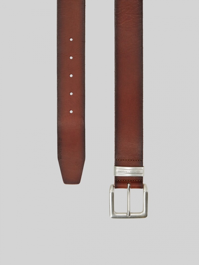 Tom Tailor TTJACOB Ledergürtel mit eckiger Dornschließe - Light Brown Tom Tailor TTJACOB Ledergürtel mit eckiger Dornschließe - Light Brown