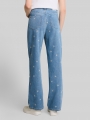 Tom Tailor TTLINOU WIDE Jeans mit Blumen-Stickerei - Blue White Daisy Embroidery Tom Tailor TTLINOU WIDE Jeans mit Blumen-Stickerei - Blue White Daisy Embroidery