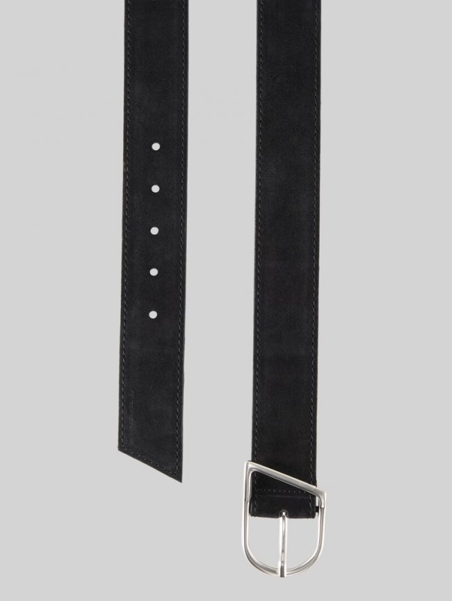 Tom Tailor TTBETH Velourledergürtel mit abgerundeter Dornschließe - Black Uni Tom Tailor TTBETH Velourledergürtel mit abgerundeter Dornschließe - Black Uni