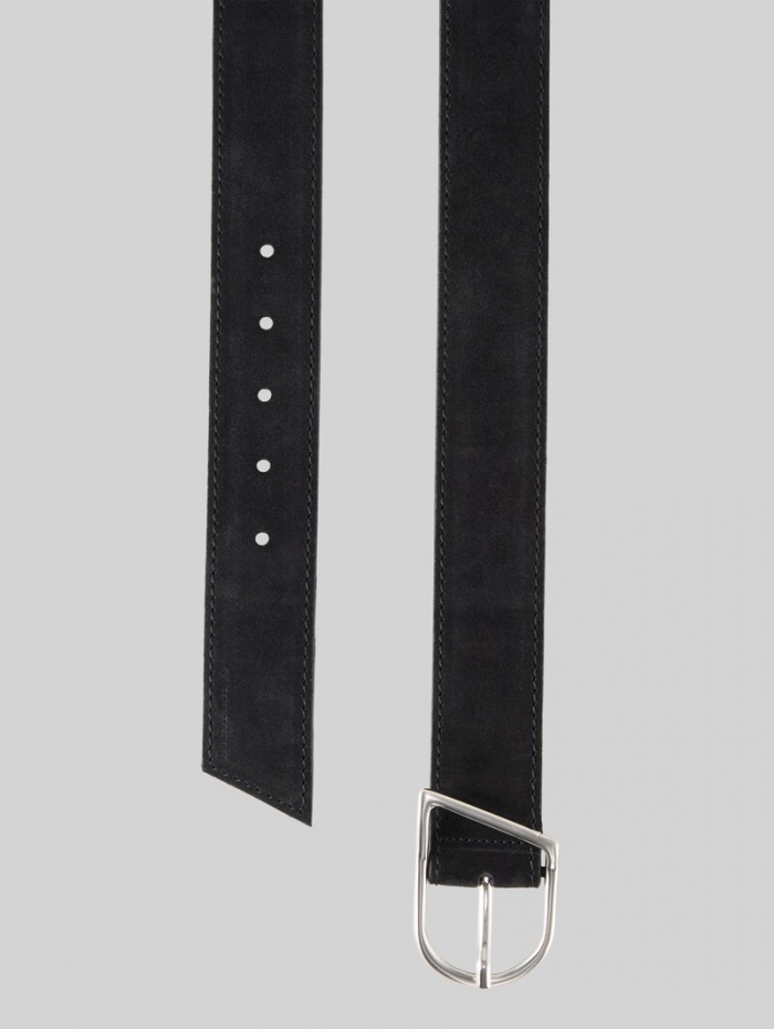 Tom Tailor TTBETH Velourledergürtel mit abgerundeter Dornschließe - Black Uni Tom Tailor TTBETH Velourledergürtel mit abgerundeter Dornschließe - Black Uni