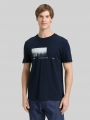 Tom Tailor T-Shirt mit Fotoprint - Sky Captain Blue Tom Tailor T-Shirt mit Fotoprint - Sky Captain Blue