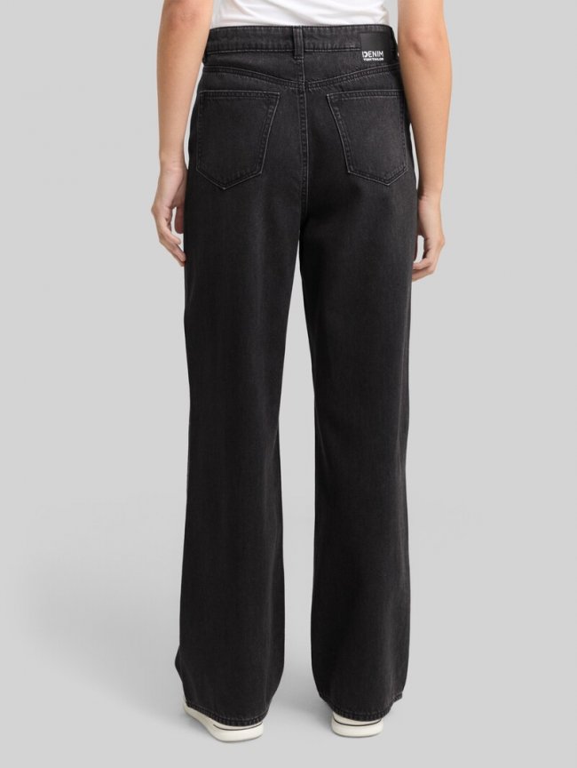 Tom Tailor TTLINOU WIDE Jeans mit Strasssteinen - Black Stone Wash Denim Tom Tailor TTLINOU WIDE Jeans mit Strasssteinen - Black Stone Wash Denim