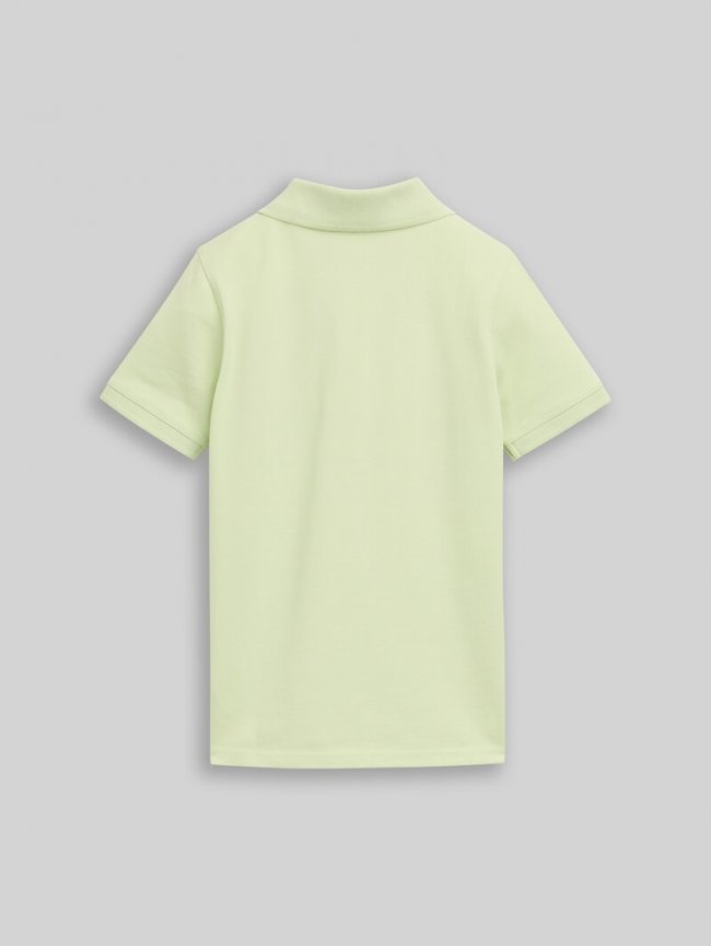 Tom Tailor Piqué Poloshirt aus Baumwolle - Frozen Lime Green Tom Tailor Piqué Poloshirt aus Baumwolle - Frozen Lime Green