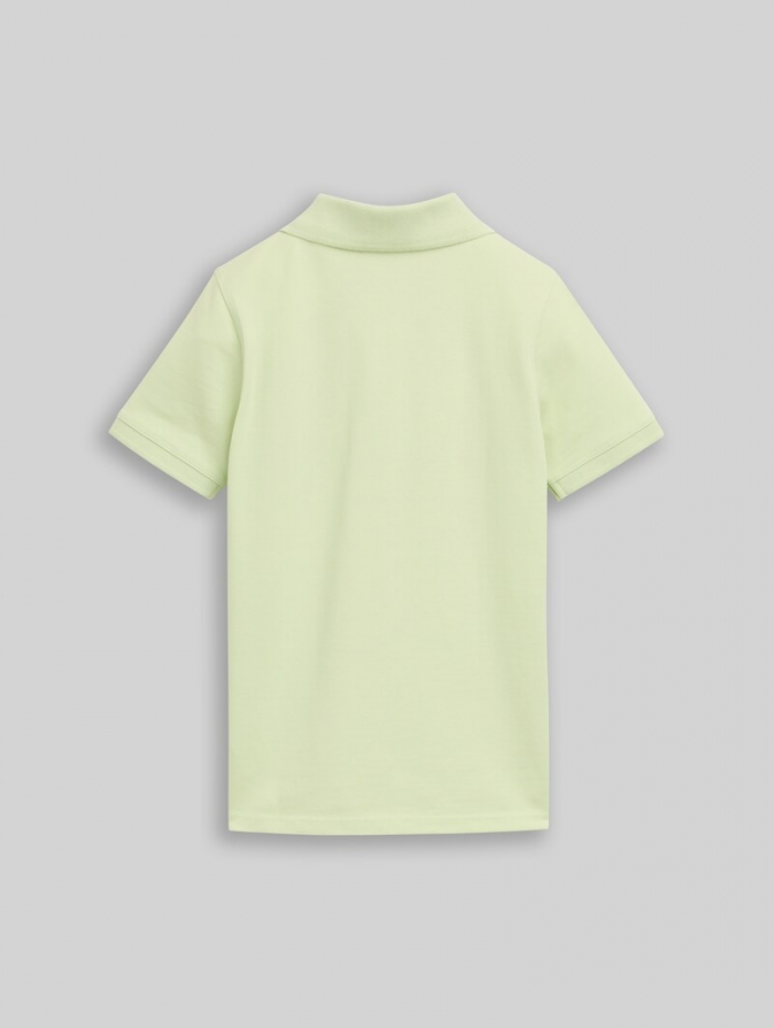 Tom Tailor Piqué Poloshirt aus Baumwolle - Frozen Lime Green