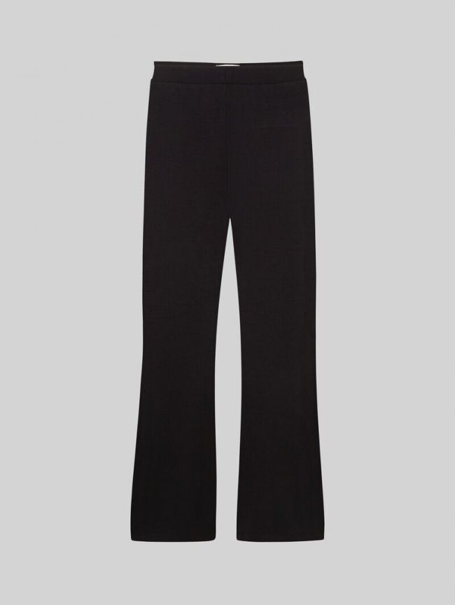 Tom Tailor Flared Leggings mit elastischem Bund - Deep Black Tom Tailor Flared Leggings mit elastischem Bund - Deep Black