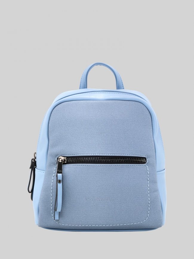 Tom Tailor TTTAMARA S Rucksack in Canvas-Optik - Hellblau / Light Blue Tom Tailor TTTAMARA S Rucksack in Canvas-Optik - Hellblau / Light Blue