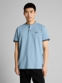 Tom Tailor Poloshirt mit Stehkragen - Mountain Spring Blue Tom Tailor Poloshirt mit Stehkragen - Mountain Spring Blue