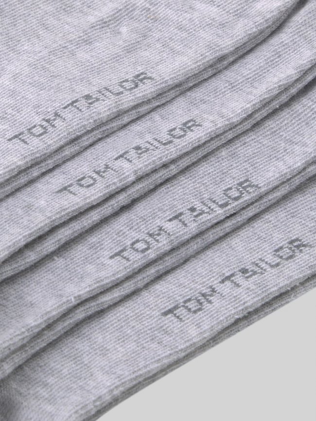 Tom Tailor Sneakersocken im 4er-Pack - Silver Grey Tom Tailor Sneakersocken im 4er-Pack - Silver Grey