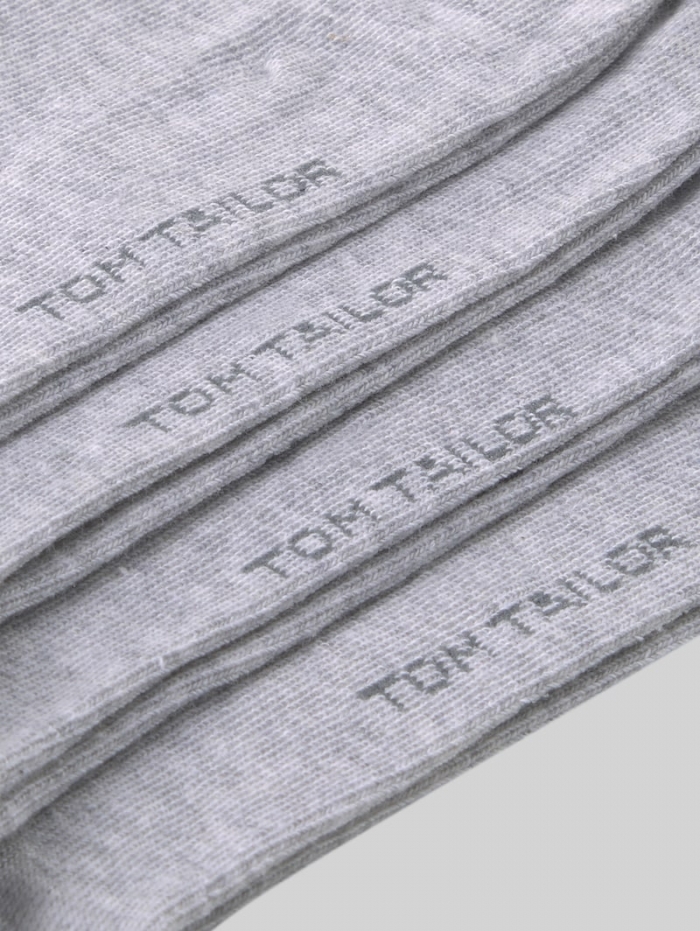 Tom Tailor Sneakersocken im 4er-Pack - Silver Grey Tom Tailor Sneakersocken im 4er-Pack - Silver Grey