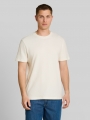 Tom Tailor Terry T-Shirt aus Baumwolle - Wool White