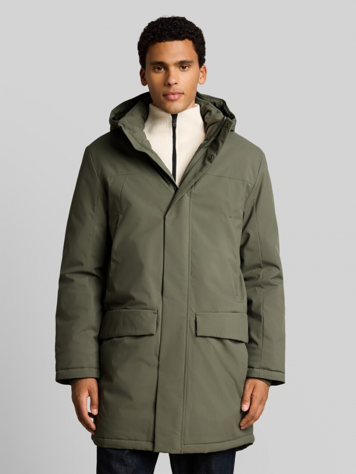 Tom Tailor Relaxed Fit Parka mit abnehmbarer Kapuze - Urban Olive Green