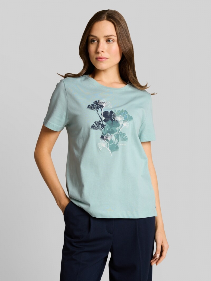 Tom Tailor T-Shirt mit Print - Blue Haze Tom Tailor T-Shirt mit Print - Blue Haze