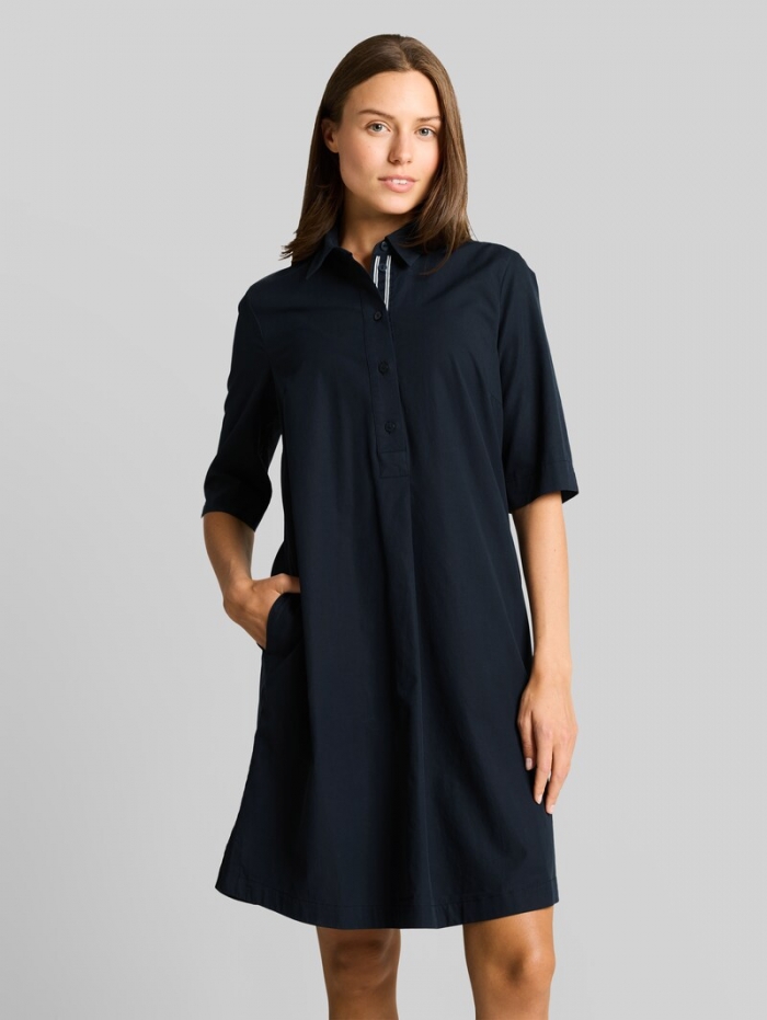 Tom Tailor Blusenkleid mit Eingriffstaschen - Sky Captain Blue Tom Tailor Blusenkleid mit Eingriffstaschen - Sky Captain Blue