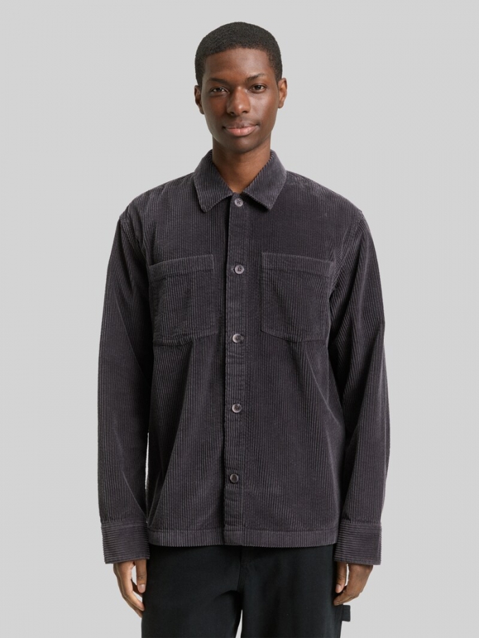 Tom Tailor Overshirt aus Cord - Tarmac Grey Tom Tailor Overshirt aus Cord - Tarmac Grey