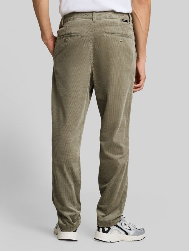 Tom Tailor Relaxed Fit Cordhose - Dark Sage Green Tom Tailor Relaxed Fit Cordhose - Dark Sage Green