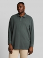 Tom Tailor Plus Size - Langarm Piqué Poloshirt - Darkest Olive Tom Tailor Plus Size - Langarm Piqué Poloshirt - Darkest Olive