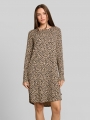 Tom Tailor Nachthemd mit Leo-Print - Braun-mittel-allover