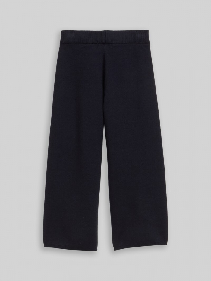 Tom Tailor Cozy Wide Leg Strickhose - Sky Captain Blue Tom Tailor Cozy Wide Leg Strickhose - Sky Captain Blue