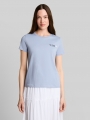 Tom Tailor T-Shirt mit Stickerei - Foggy Sky Blue Tom Tailor T-Shirt mit Stickerei - Foggy Sky Blue