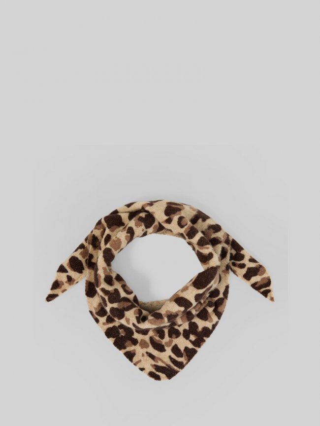 Tom Tailor Cosy Schal mit Leo-Print - Brown Beige Leo Print Tom Tailor Cosy Schal mit Leo-Print - Brown Beige Leo Print