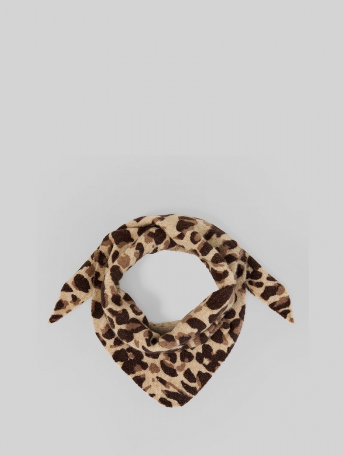 Tom Tailor Cosy Schal mit Leo-Print - Brown Beige Leo Print Tom Tailor Cosy Schal mit Leo-Print - Brown Beige Leo Print