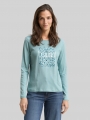 Tom Tailor Langarmshirt mit Print - White Moss Tom Tailor Langarmshirt mit Print - White Moss