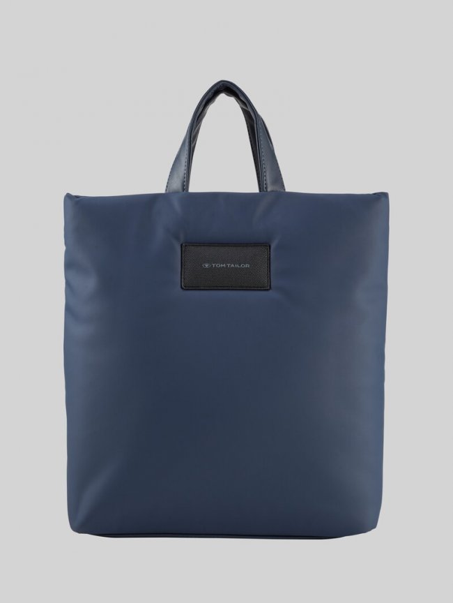 Tom Tailor TTPATTI M Rucksack aus wasserabweisendem recyceltem Nylon - Dark Blue Tom Tailor TTPATTI M Rucksack aus wasserabweisendem recyceltem Nylon - Dark Blue